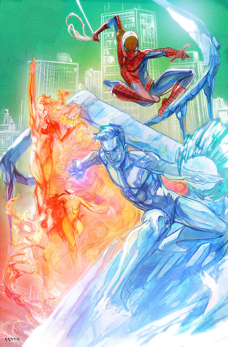 Iceman Vs Human Torch