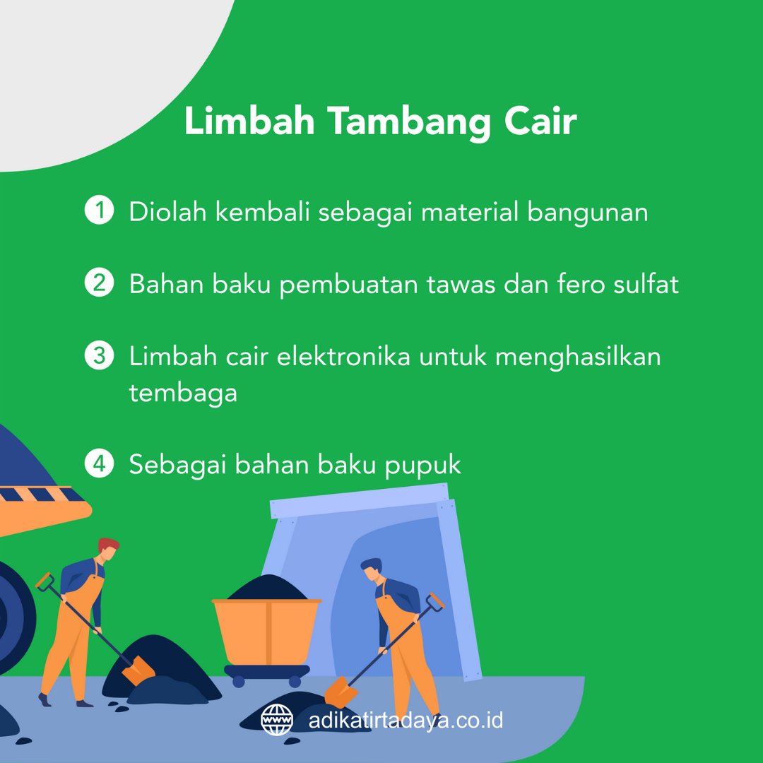 Untuk mendapatkan manfaat dari limbah tambang cair tentunya diperlukan pemilahan terlebih dahulu sebelum melakukan daur ulang. 

Kenali Adika Tirta Daya lebih dekat dengan kunjungi web kami di adikatirtadaya.co.id

#AdikaTirtaDaya #WTP #STP #AirLimbah #WaterTreatment