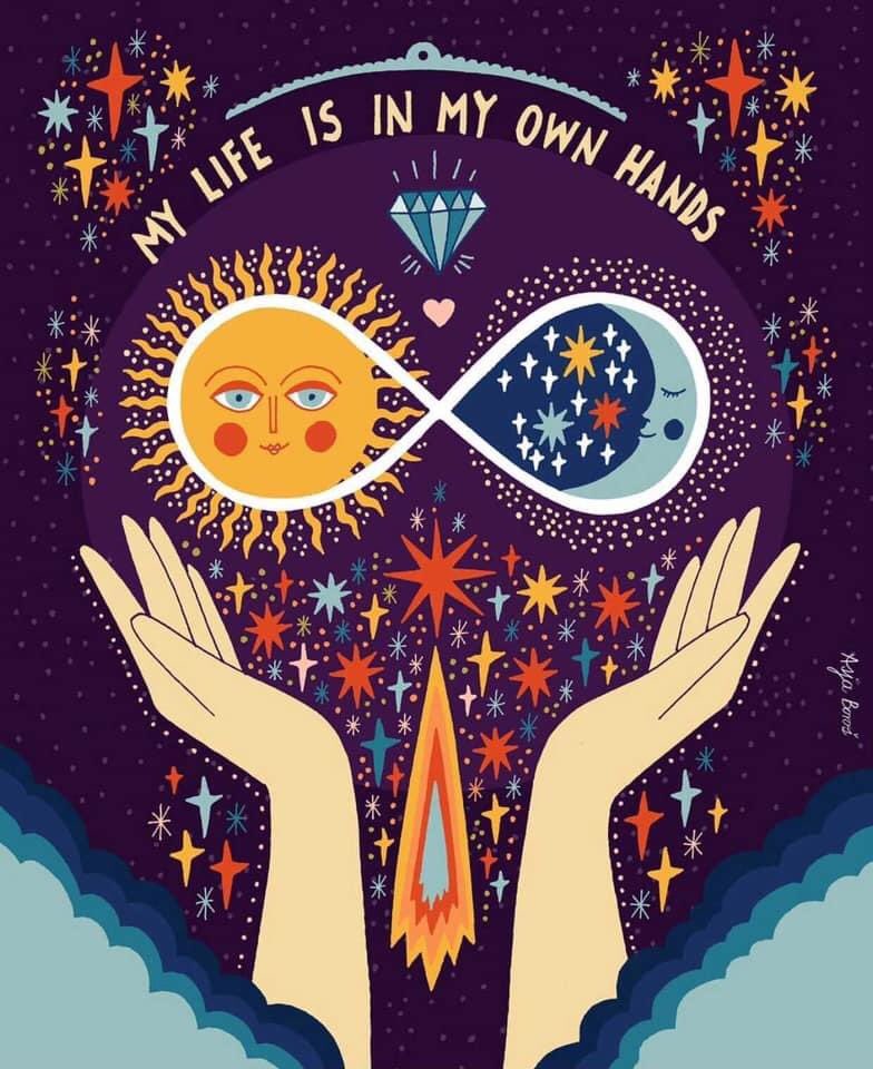 ExpSelf's tweet photo. My life is in my own hands...
🎨: @asjaboros
#mondaymotivation #vitality #creatinglife https://t.co/X2BKJoduYX
