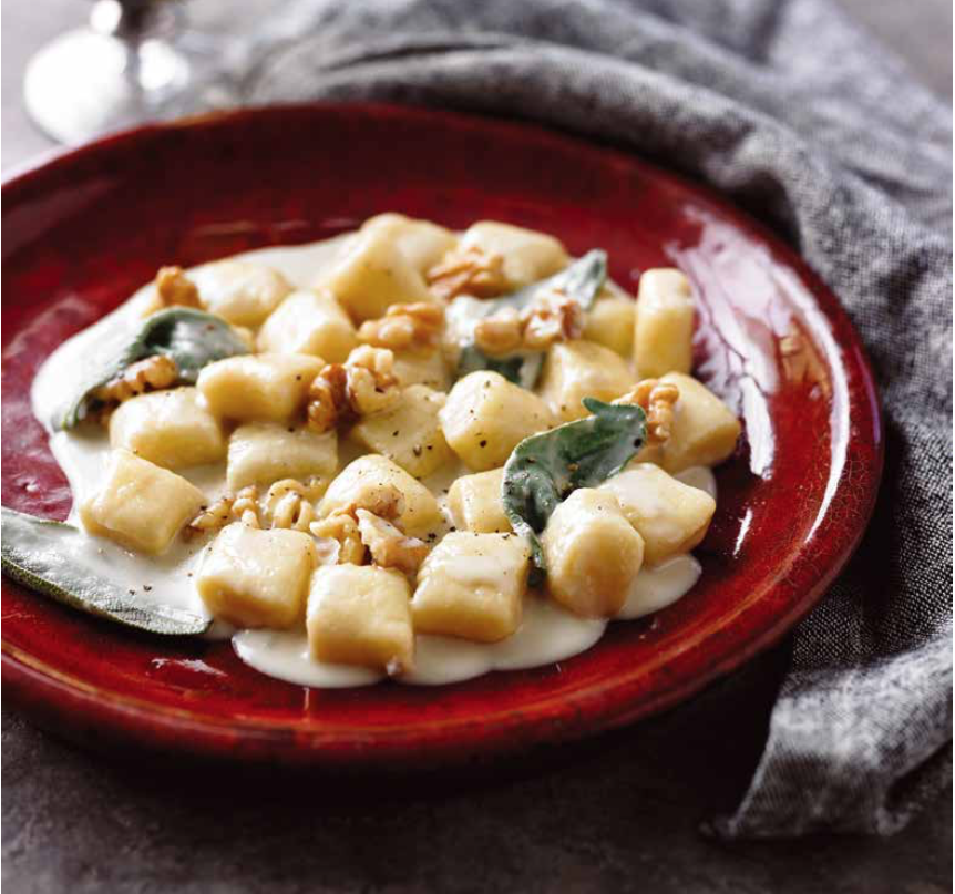 Gnocchi di Patate con Sugo di Gorgonzola, Noci e Salvia (Potato Gnocchi with Gorgonzola, Walnut and Sage Sauce) from Luca Ciano's new book LUCA'S CULINARY JOURNEY.
This book takes you across three generations Italian family cooking.

#lucasculinaryjourney #italianfood #cookbooks