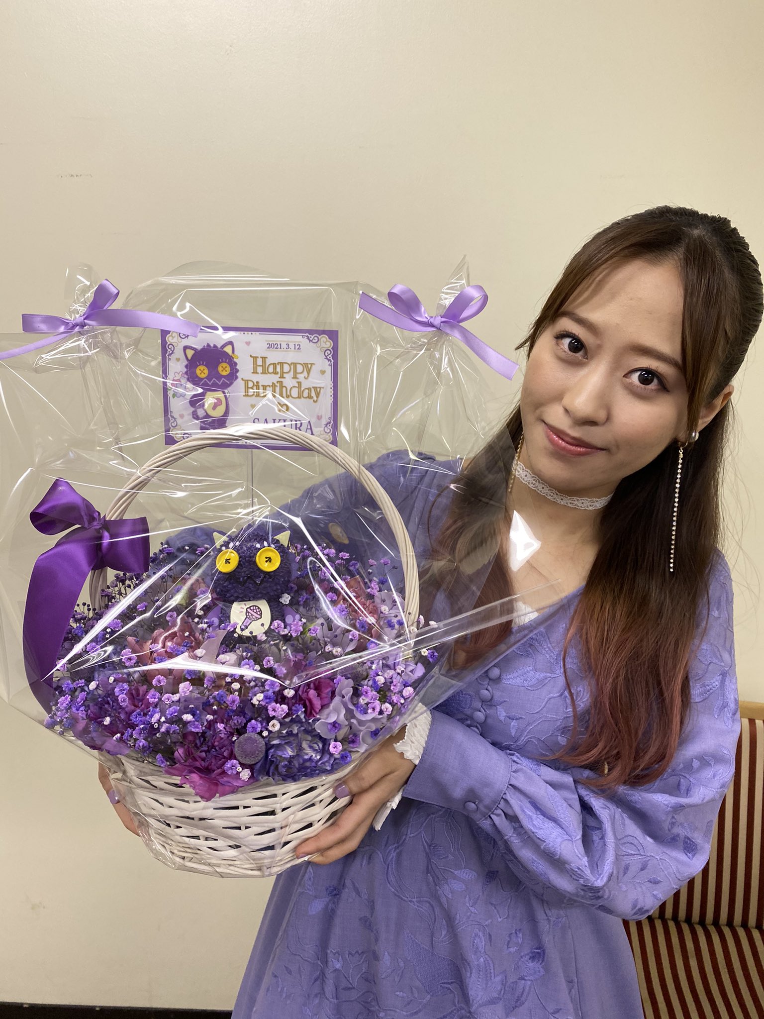 モーニング娘。'25 小田さくら　バースデー ロングTシャツ(L判生写真付き) モーニング娘。'25 小田さくらバースデーイベント ～さくらの