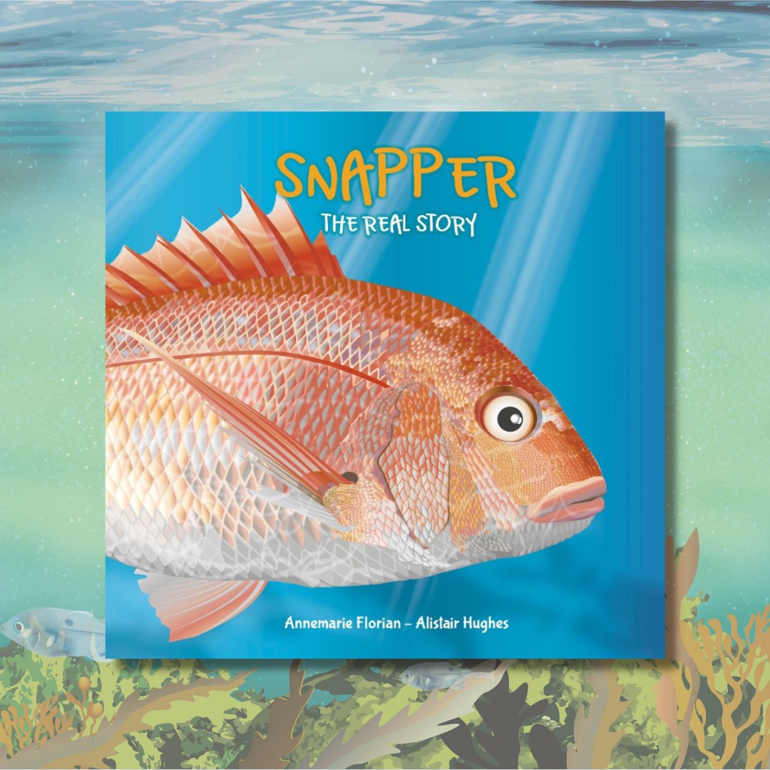 SNAPPER is a beautiful, fun and educational picture book for children by Annemarie Florian and Alistair Hughes.

"Snapper is the most caught fish species in our warm coastal waters. We consider them beautiful, both to view and to eat." 
#snapper #childrensbooks #PictureBooks