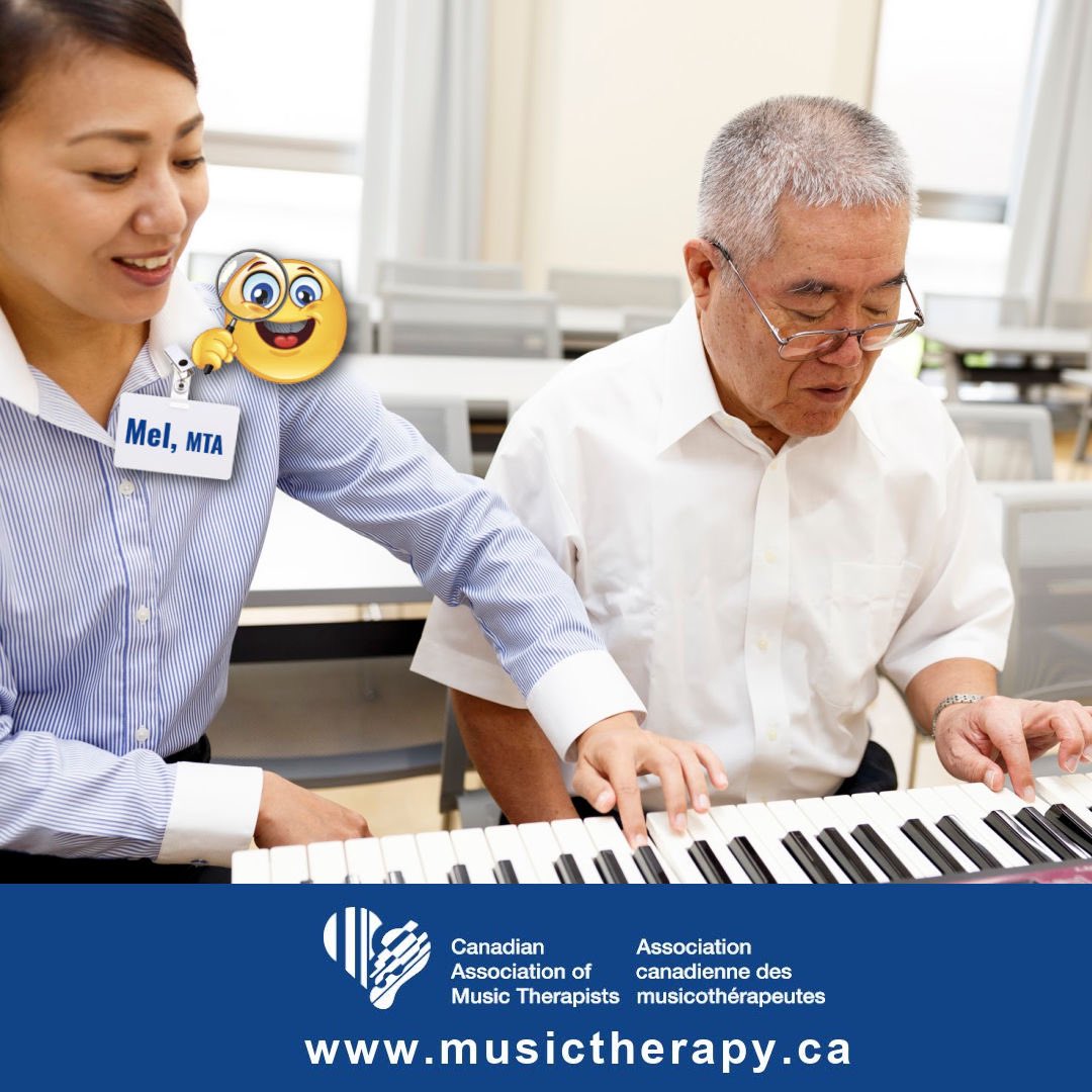 CAMTACM's tweet photo. CAMT is working to ensure every Canadian has access to music therapy services and knows when to seek out a certified MTA. 
« Recherchez le MTA » 
"Look for the MTA”
#doseofMT https://t.co/40EoE3X7Nh