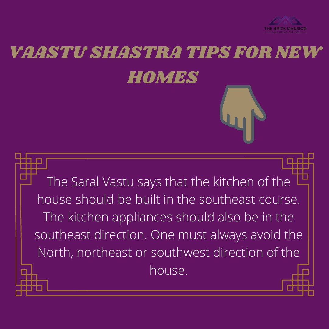Some Vastu tips for your new homes. There is never any harm in following all the good practies to attract the good energy, right? 
Follow us more for such tips and new property launches. 
#thebrickmansion 
.
.
.

#vastu #vastushashtra #vastutips #vastushastratips #vastuforluck