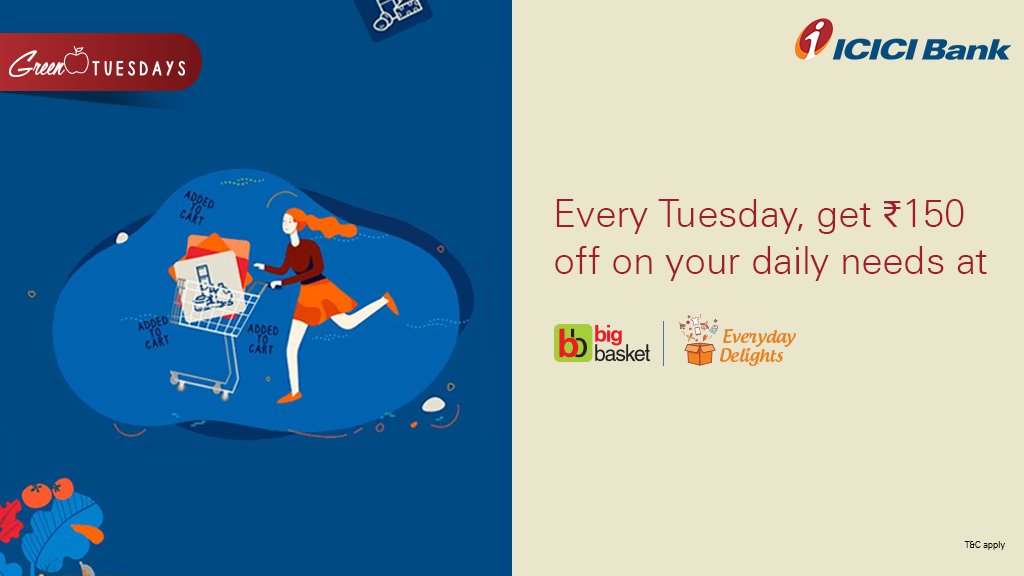 ICICI Bank on Twitter "Tuesday’s are for shopping your greens with