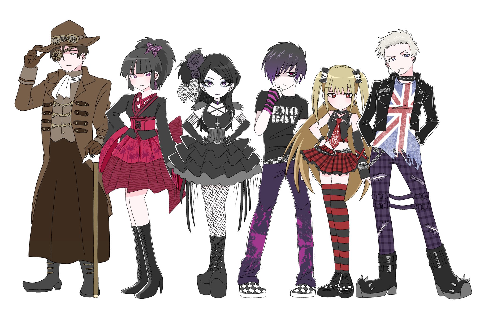 江崎びす子たん めちゃくちゃ頑張って 原宿系ファッション全ジャンルの イラストを描いたよ ロリータ ゴシック デコラ サイバー フェアリー 森ガール などなど全23種類 詳しい解説はぜひ記事を読んでおくれ T Co Smfrg0gkwg