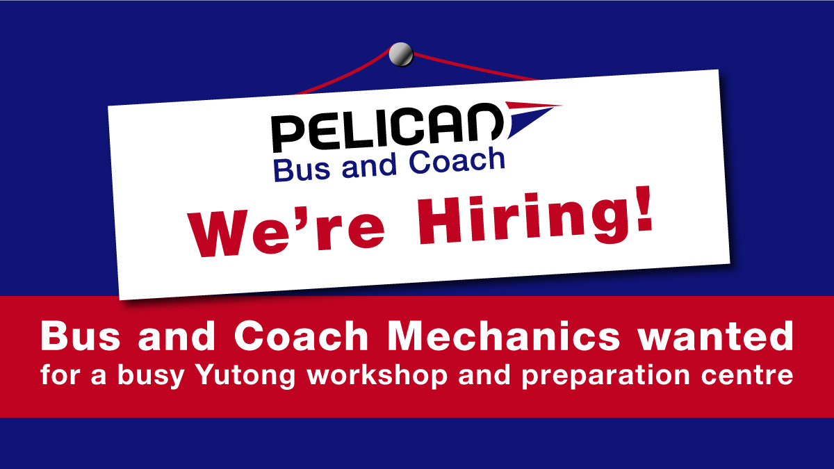 Are you a bus &amp; coach #mechanic &amp; looking for a new #job? 

We need some great #BusandCoach mechanics to join our busy Yutong workshop team. To apply, email your CV to Katrina.Hogan@pelican-eng.co.uk

Please share with any bus &amp; coach mechanics you know: bit.ly/30TX0Lj