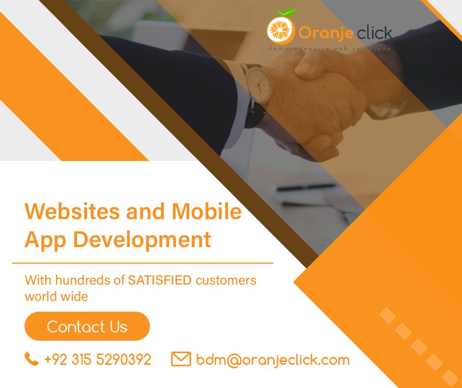 OranjeClick has served hundreds of clients from around the globe during the past 3 years. We believe in serving all the industries without any discrimination. That's what makes us different from others in the IT hub.
Website: oranjeclick.com
Phone: +923155290392