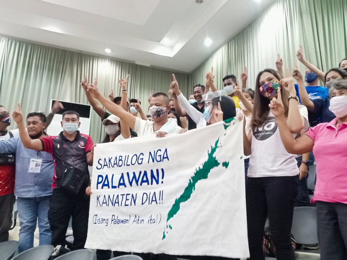 ANCALERTS's tweet photo. Provincial board of canvassers proclaim that "no" votes won and the proposed division of Palawan is rejected. | via @adrianayalin https://t.co/lPnN9BMtL8