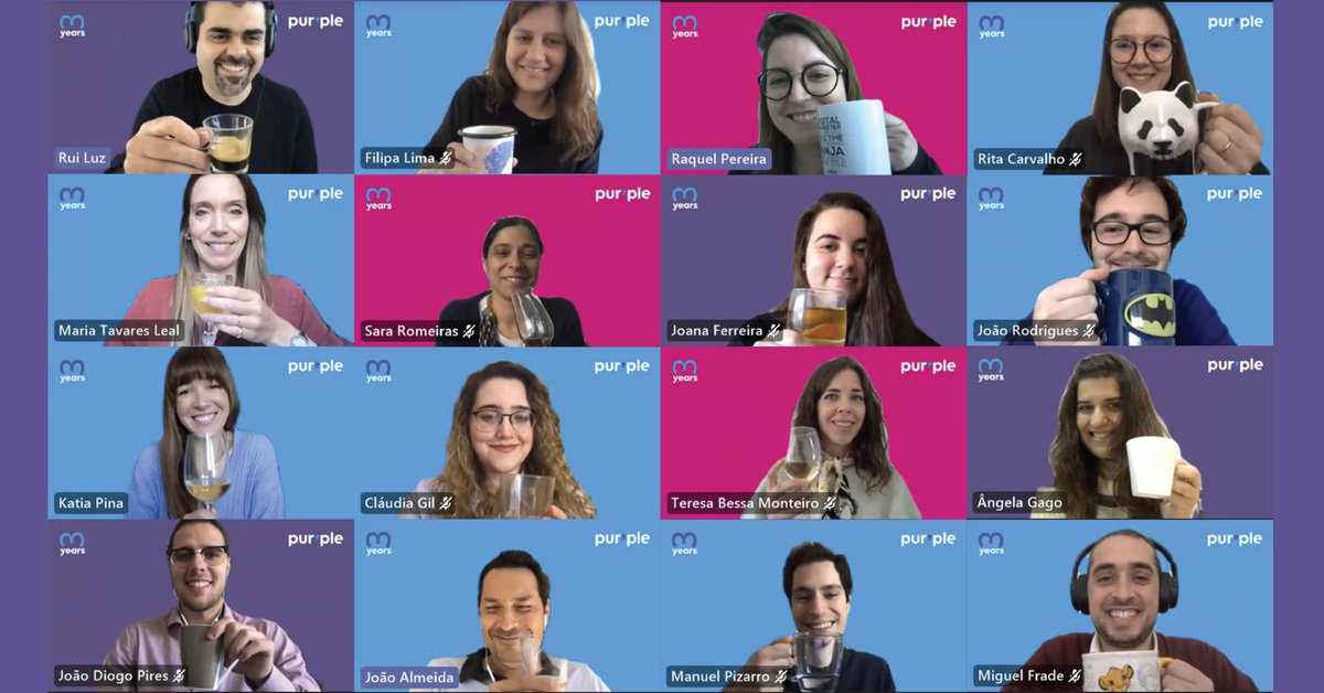 purple_prpl's tweet photo. Yesterday, we had our birthday party 🎂 at a virtual gathering. It was time to celebrate 3 years of achievements and to picture the next 3. Cheers to you and to our #purposeful future together! 🥂
'
#purposebypeople #purposemovement #thirdanniversary #cheerstous https://t.co/ade1dSul4l
