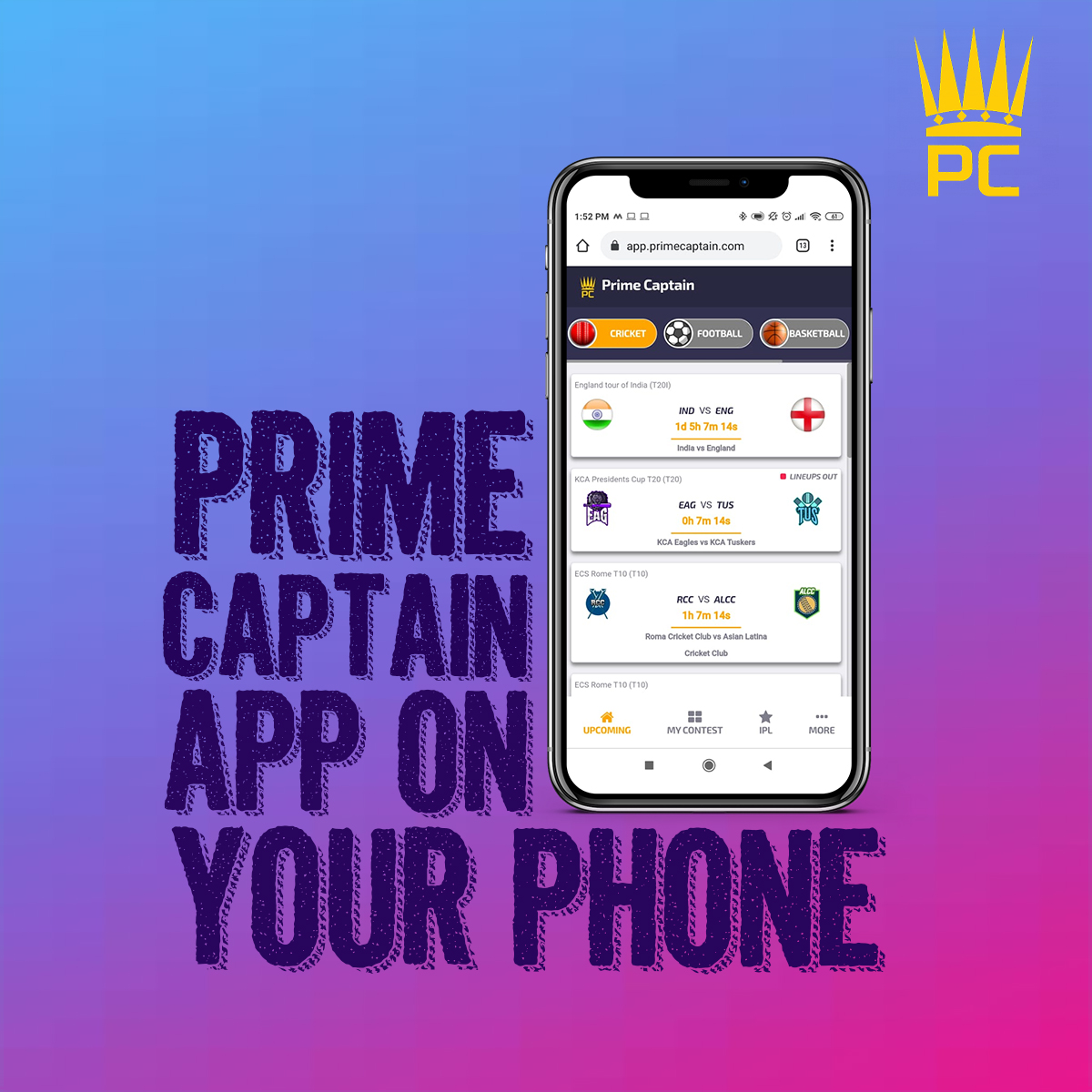 PrimeCaptain1's tweet photo. We are all set for IPL, are you too?
Well...here’s a little of what we think you should be ready with!
#PrimeCaptain #IPL #Cricket #IPLReady #ViratKohli #RohitSharma #KLRahul #Sports #PPCL #PrimeWinners https://t.co/tdJ6ZKPmFH