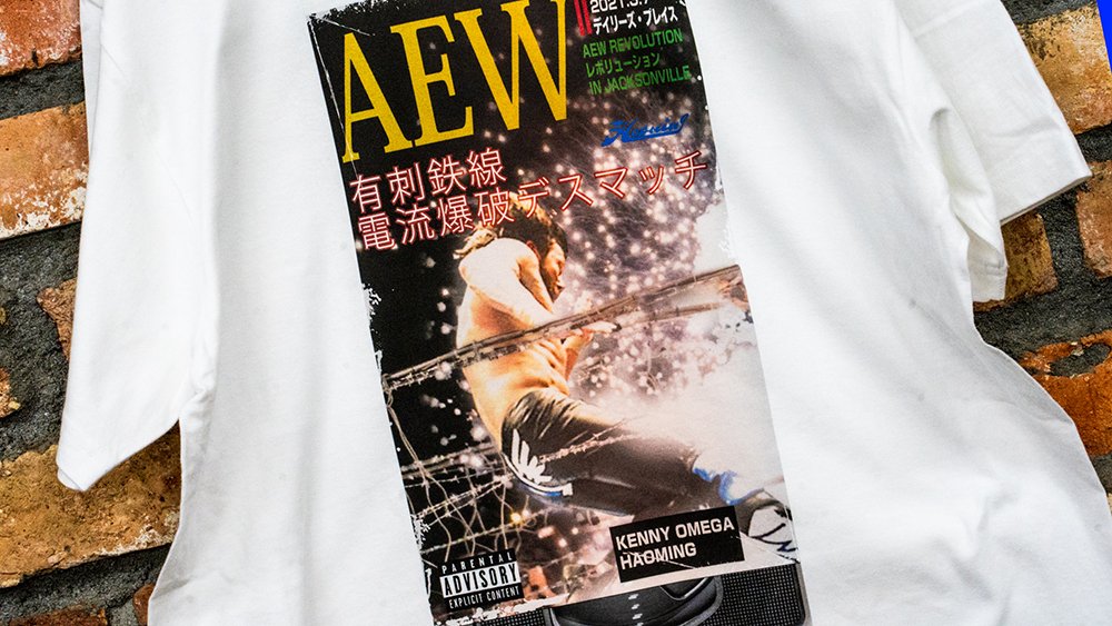 haoming_mask's tweet photo. KENNY OMEGA EBW Deathmatch T-shirt 予約販売開始!! / Pre‑order Now https://t.co/4MrPt935Ui #haoming #ハオミン #ケニーオメガ #KennyOmega #AEW #AEWDynamite https://t.co/dRtO8UN31H