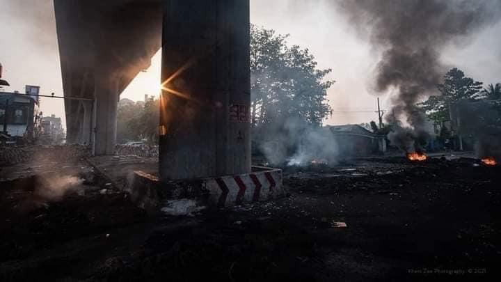 ThinzarWinPyae9's tweet image. Situation of Bayintnaung in 16.3.2021
#HearTheVoiceOfMyammar #HowManyDeadBodyNeededForUNToTakeAction