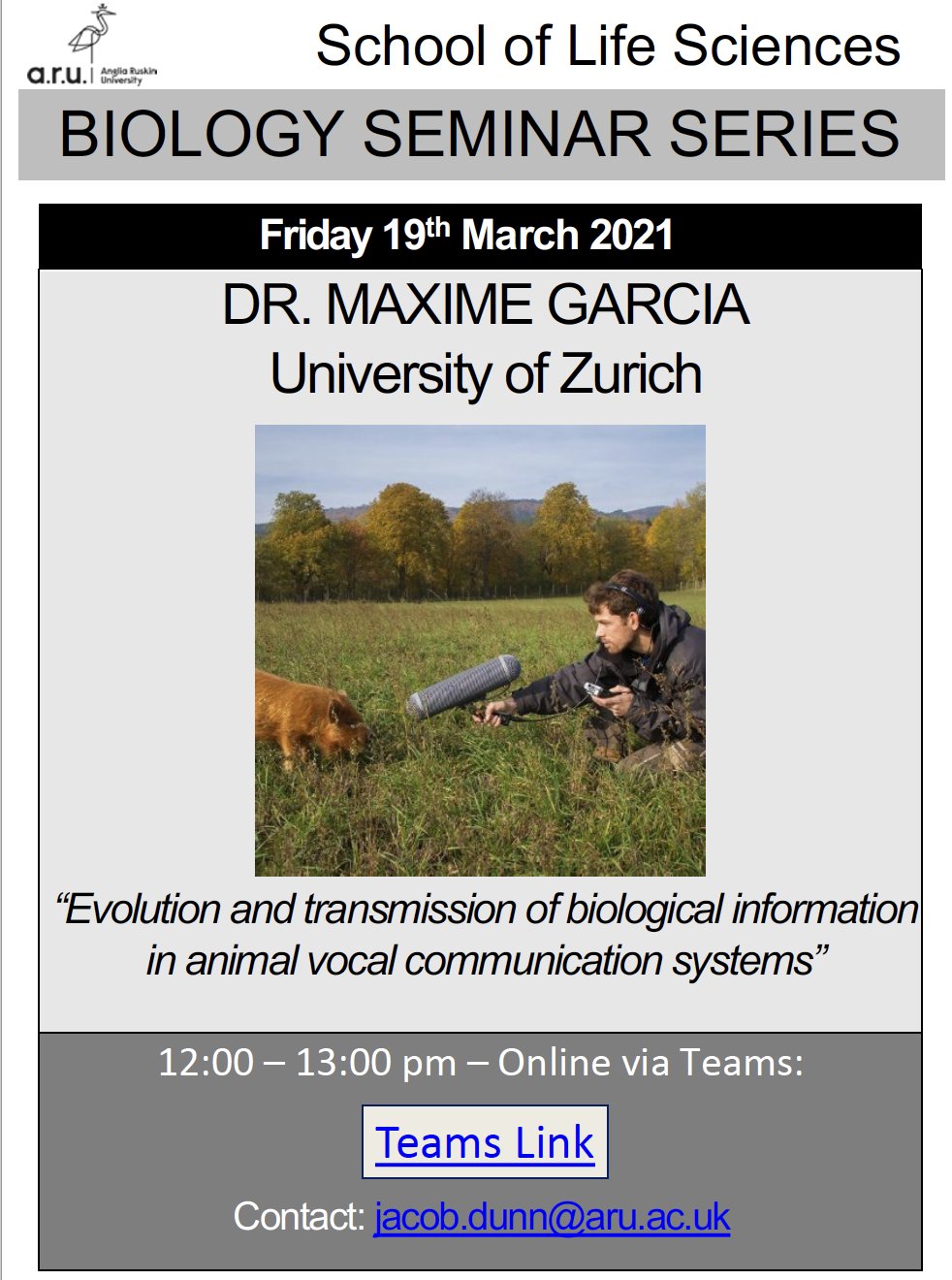ARU_Biology on Twitter: ARU_Biology on Twitter:
