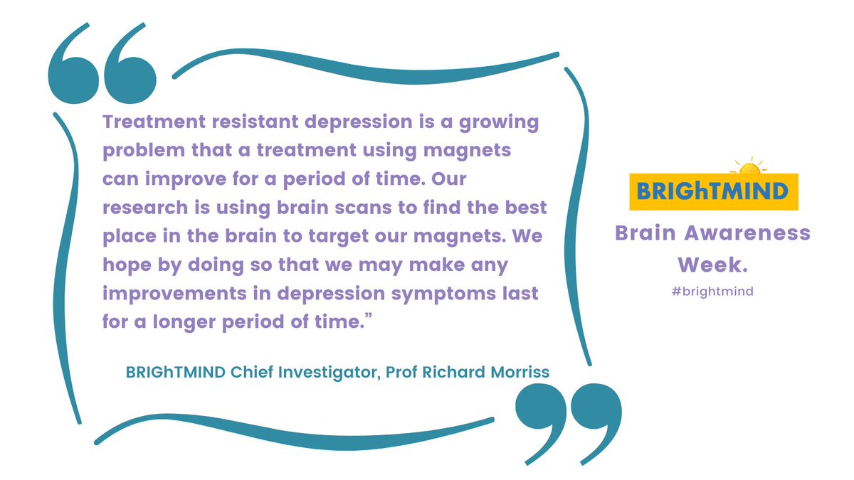 brightmindtrial's tweet photo. It’s #brainawarenessweek! Prof Richard Morriss, CI for the #brightmind trial, explains how brain scans form a vital part of our research #brainscan #mentalhealth #clinicaltrials @NIHRresearch @LeicesterCTU @NottsHealthcare @CI_NHS @CNTWNHS https://t.co/KLNk5FesMx