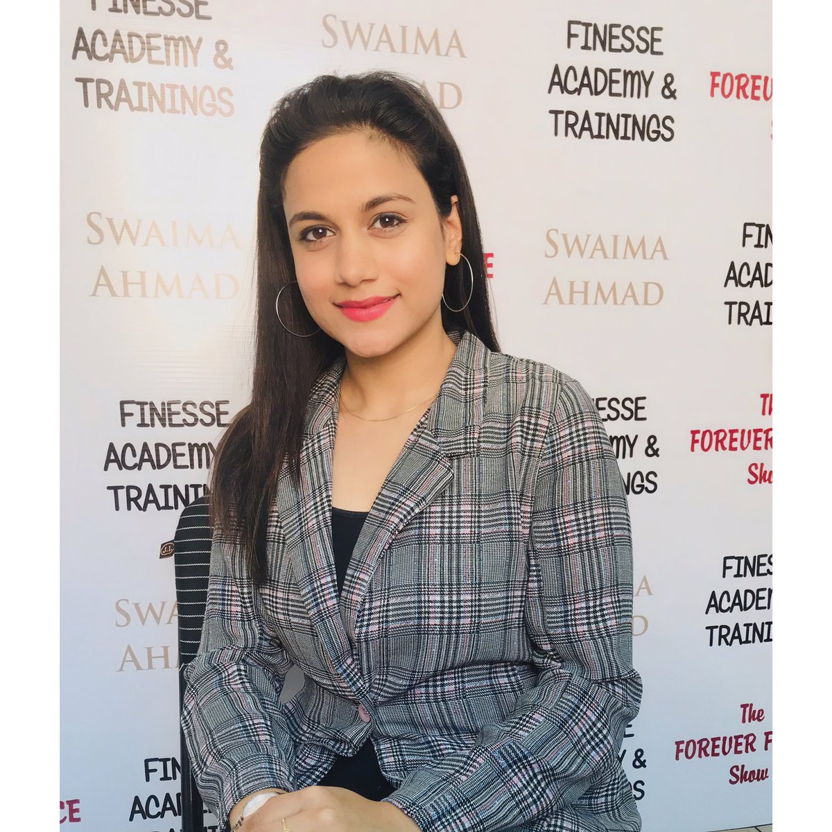SwaimaAhmad's tweet photo. As the Founder & Chief Trainer at Finesse Academy & Trainings,
My mission is to help you achieve the world class in your personal as well as professional life.
#ForeverFierce #FinesseAcademy #FinesseTrainings #HumanPotentialTrainer #SoftSkillsTrainer #HRTrainer #CorporateTrainer https://t.co/geurRHAdXz