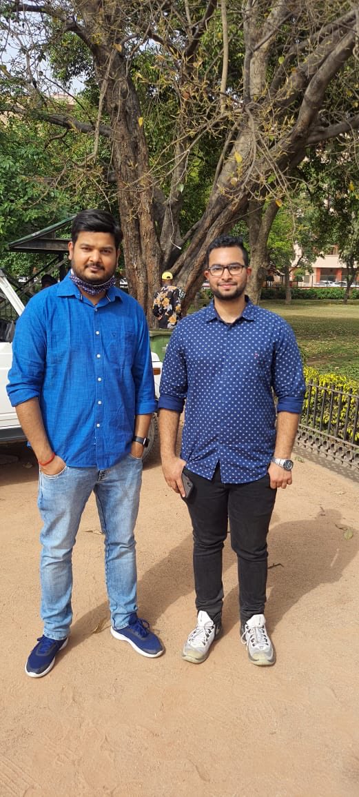 RaMoSirOfficial's tweet photo. Met ⁦@RbeJain⁩ today. Hardworking and genuine person always doing his best to help aspirants. We participated in news show highlighted all important issues plaguing Govt Job exams. It will be aired soon. Will update the details later. https://t.co/4a9z3VphNf