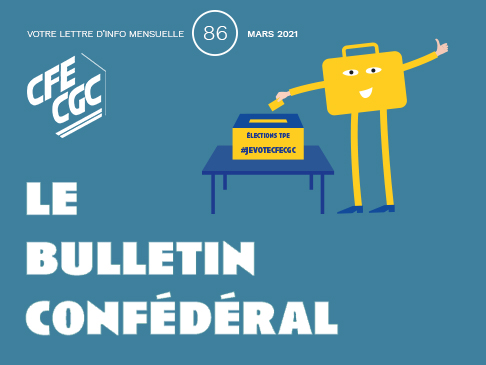 Les élections TPE à la Une du Bulletin confédéral.

Mais aussi : 
🔹la réforme de l'assurance chômage aux dépens des salariés,
🔹l'actualité sociale : Office dépôt, l'ONF...
🔹les femmes #cadres toujours pénalisées, 

... et bien plus !  

Bonne lecture: cfecgc.org/uploads/media/…
