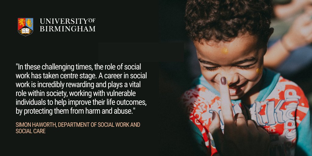 The University of Birmingham (<a href="/unibirmingham/">Uni of Birmingham</a>) has been teaching social work since 1908 and continues to deliver on high quality teaching and learning. On #WorldSocialWorkDay, discover our dynamic courses here:
birmingham.ac.uk/schools/social… #WSWD2021