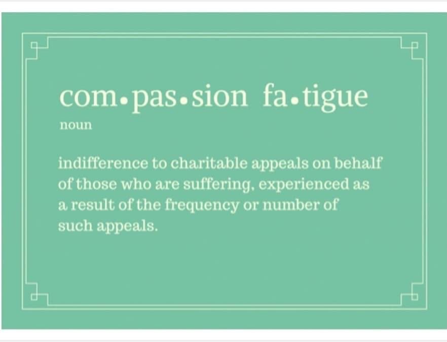 AlmondburyBca's tweet photo. Pt.3

Don't feel guilty! Compassion fatigue is normal and can be treated. You're number 1 and need to be your best to care for those around you. Mindfulness, hypnotherapy and meditation can help you relax and live out a happy life. Make the decision to look after yourself. https://t.co/0bUBANPFqc