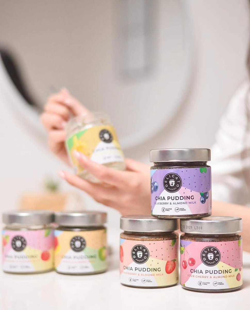 Уживајте во овошните вкусови на Деликато чиа пудинзите! 
🍓🍌🫐🍒🍏                               Целата колекција на чиа пудинзи може да ја погледнете на нашиот веб шоп👇🛒
delicato.com.mk