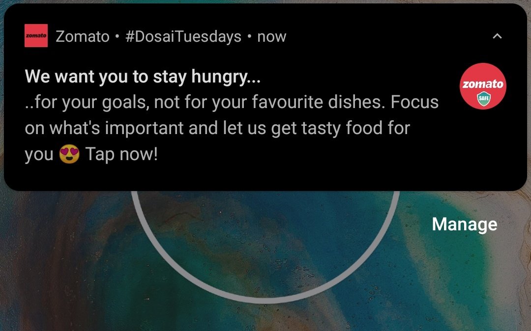 imjhapali's tweet photo. Really impressive 😄
#CreativityLevel @zomato https://t.co/7LM5Gh7827