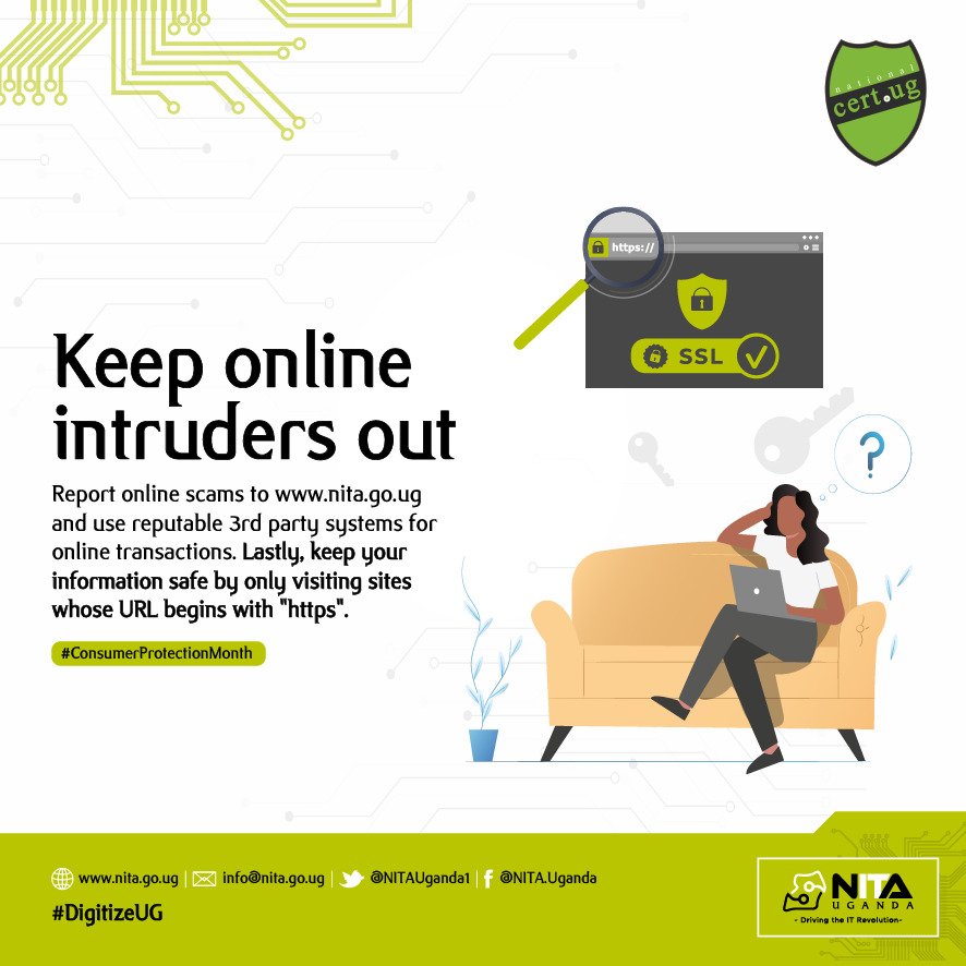 #ConsumerRights. Be cyber smart as we #DigitizeUg