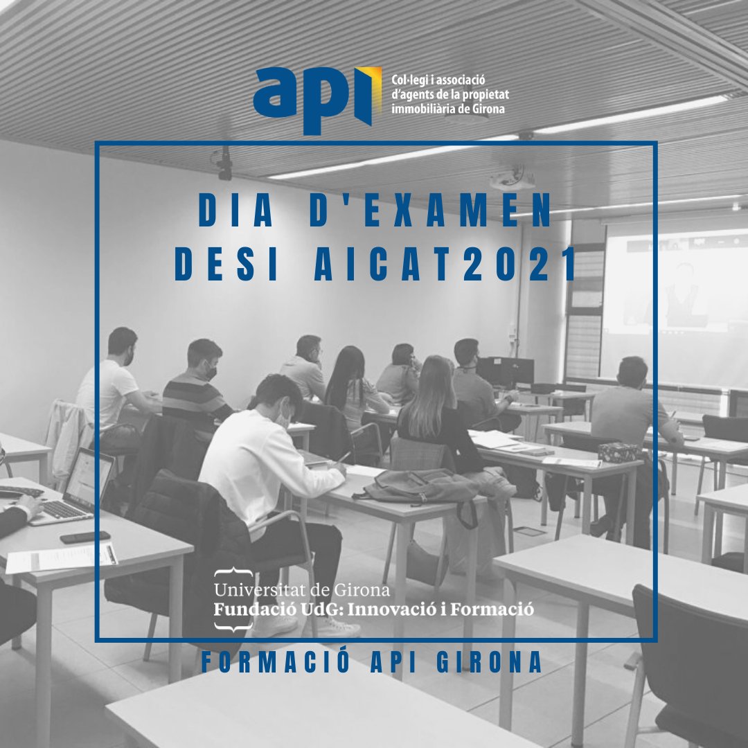 apigirona's tweet image. Cada mòdul acaba amb un examen que cal superar per aconseguir els crèdits del teu Diploma d&apos;Especialització del Sector Immobiliari [DESI]. La formació que et porta directament al registre #AICAT i al teu futur com a professional immobiliari
buff.ly/2NWbNlS

#formacióAPI