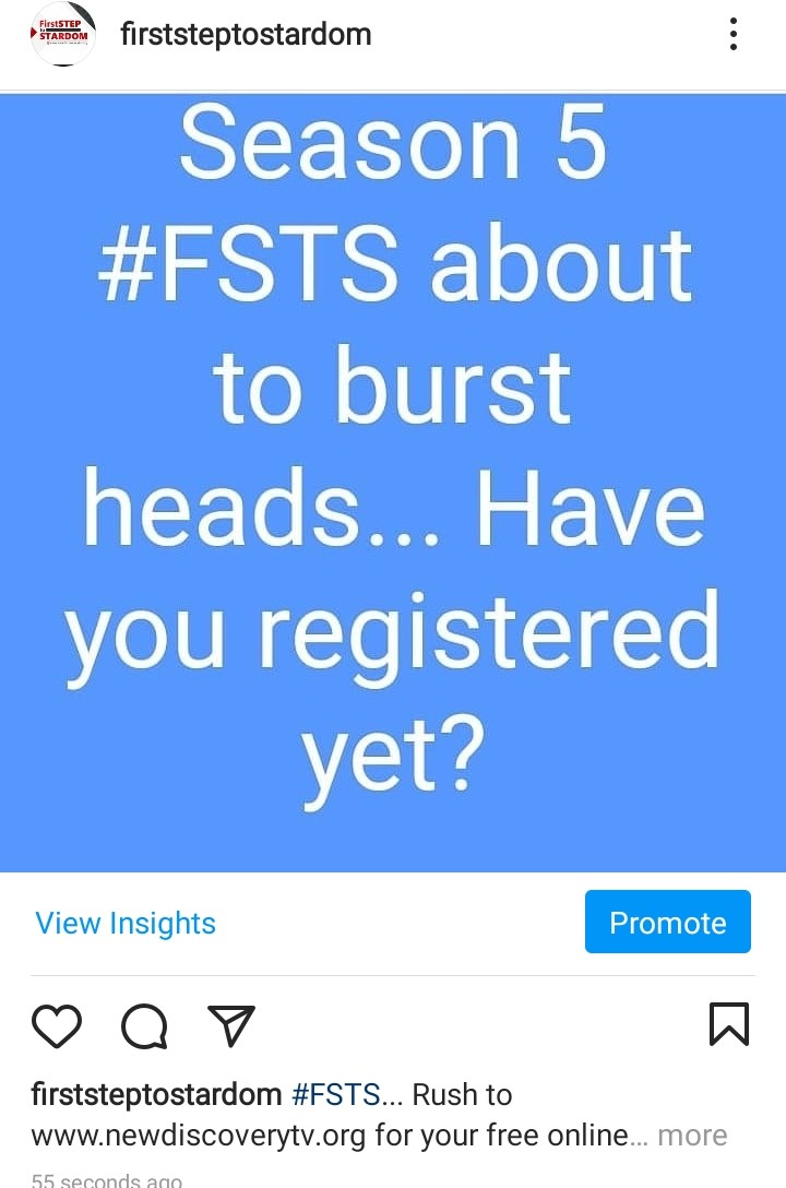 1stStep2Stardom's tweet photo. #FSTS... Rush to https://t.co/jhWsSJ3QE5 for your free online registration... Surf our website for more info... Grab your once in a life time ticket of becoming a star 🌟
#FirstStepToStardom...Follow us on fbk,ig,twitter and youtube (New Discovery TV London) https://t.co/XVDmpQwHQg