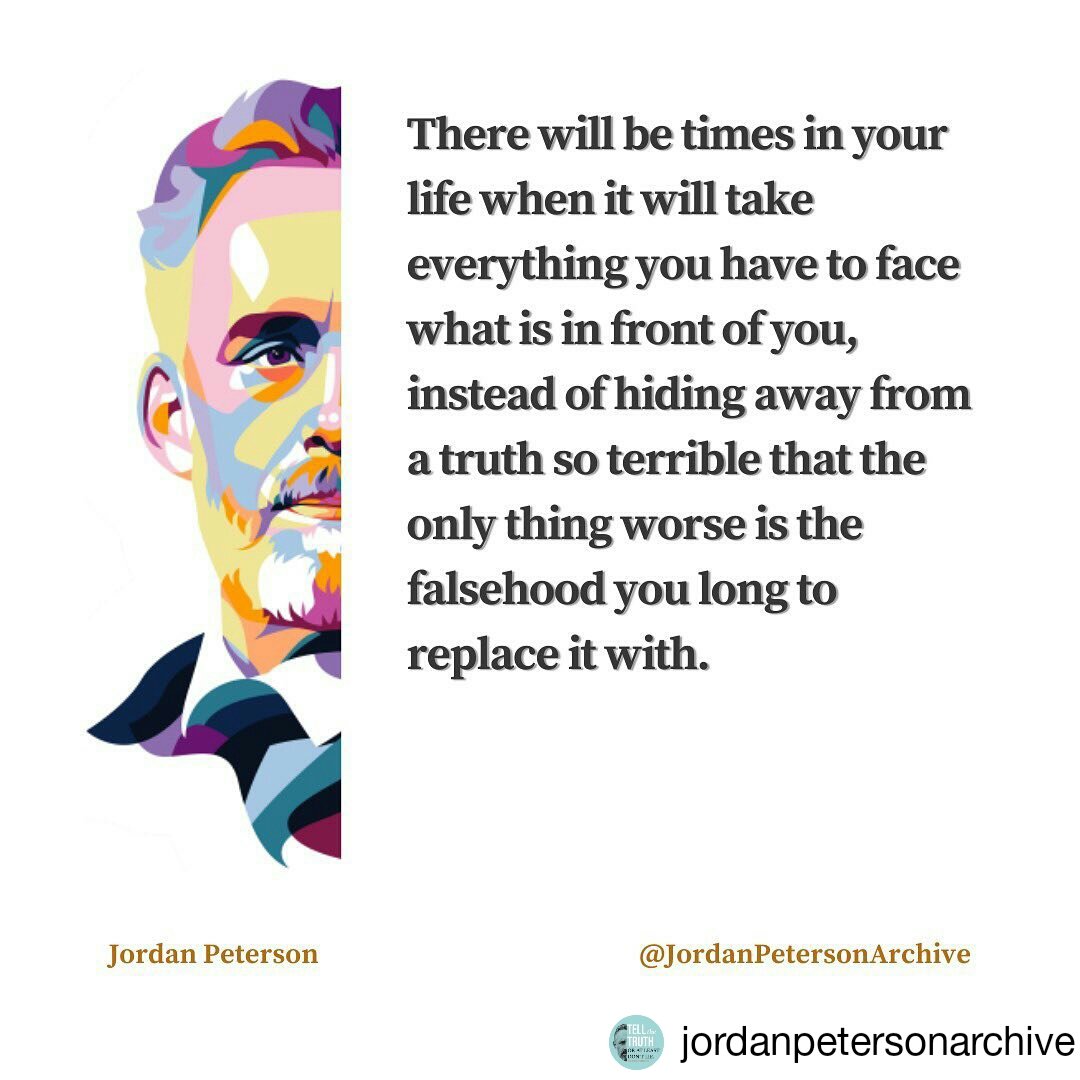 rektidy's tweet photo. Truth is hard to seek, but you have no better alternative.
#Repost @jordanpetersonarchive
This quote is from Beyond Order: 12 More Rules.
#JordanPeterson #12MoreRules #BeyondOrder #12RulesForLife #Psychology #Psychologist #Philosophy #Philosophise #PsychologyToday #MentalHealth https://t.co/8ECYtJKyxI