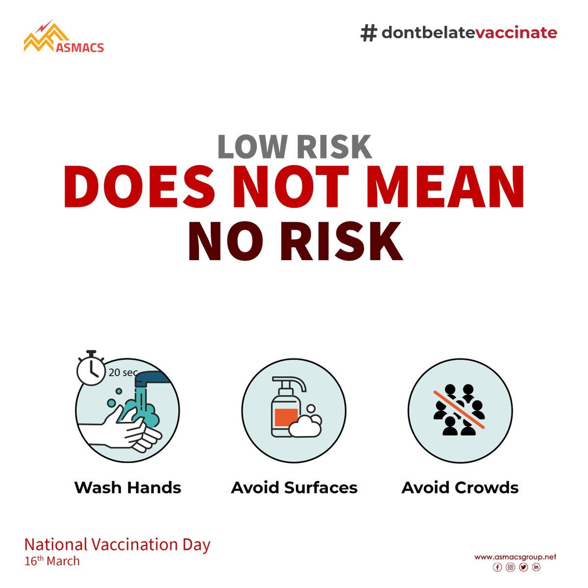 AsmacsG's tweet photo. Utilizing the topic 'Vaccines bring us closer', World Immunization Week 2021
“Without this vaccine a virus will creep into your body and attack you from the inside…so get it!” National Vaccination Day 2021
#ASMACS #asmacskills #devloka #COVID19 #vaccation #vaccinesafetyadvocate https://t.co/e2v29dK5Sq