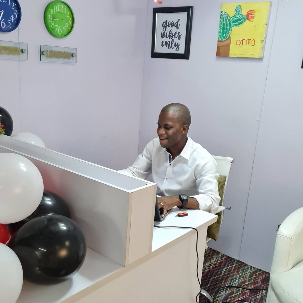 We work with a smile.