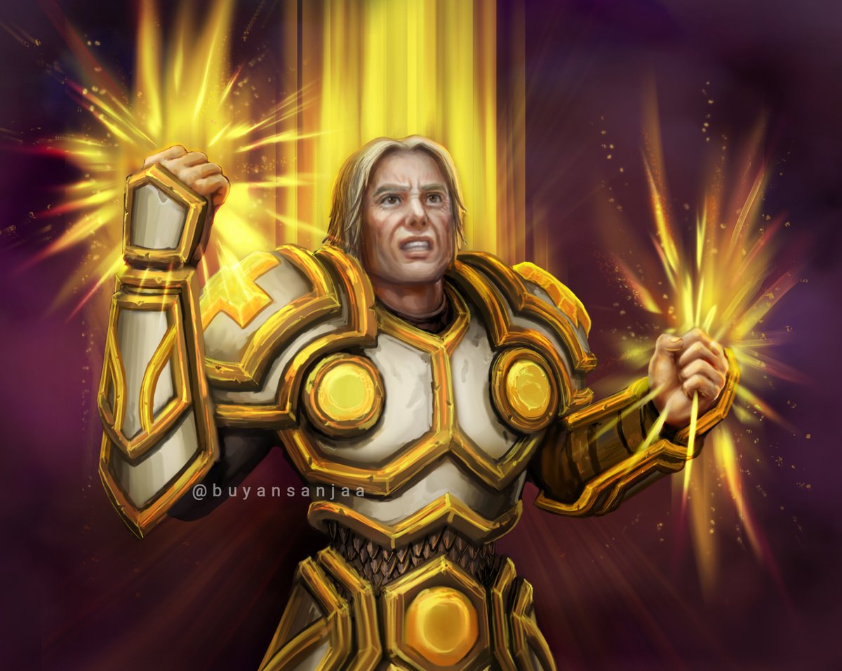 buynsanjaa's tweet photo. Warcraft Paladin Flash of Light
#warcraftfanart #warcraftart #worldofwarcraft #blizzardentertainment #blizzardgames #flashoflight #paladinflashoflight #spells #spell #spellcasting #humanpaladin #holypaladin #fanart #fantasyartwork #digitalpainting #digitalart #buyansanjaa https://t.co/BEBz9FhTNF