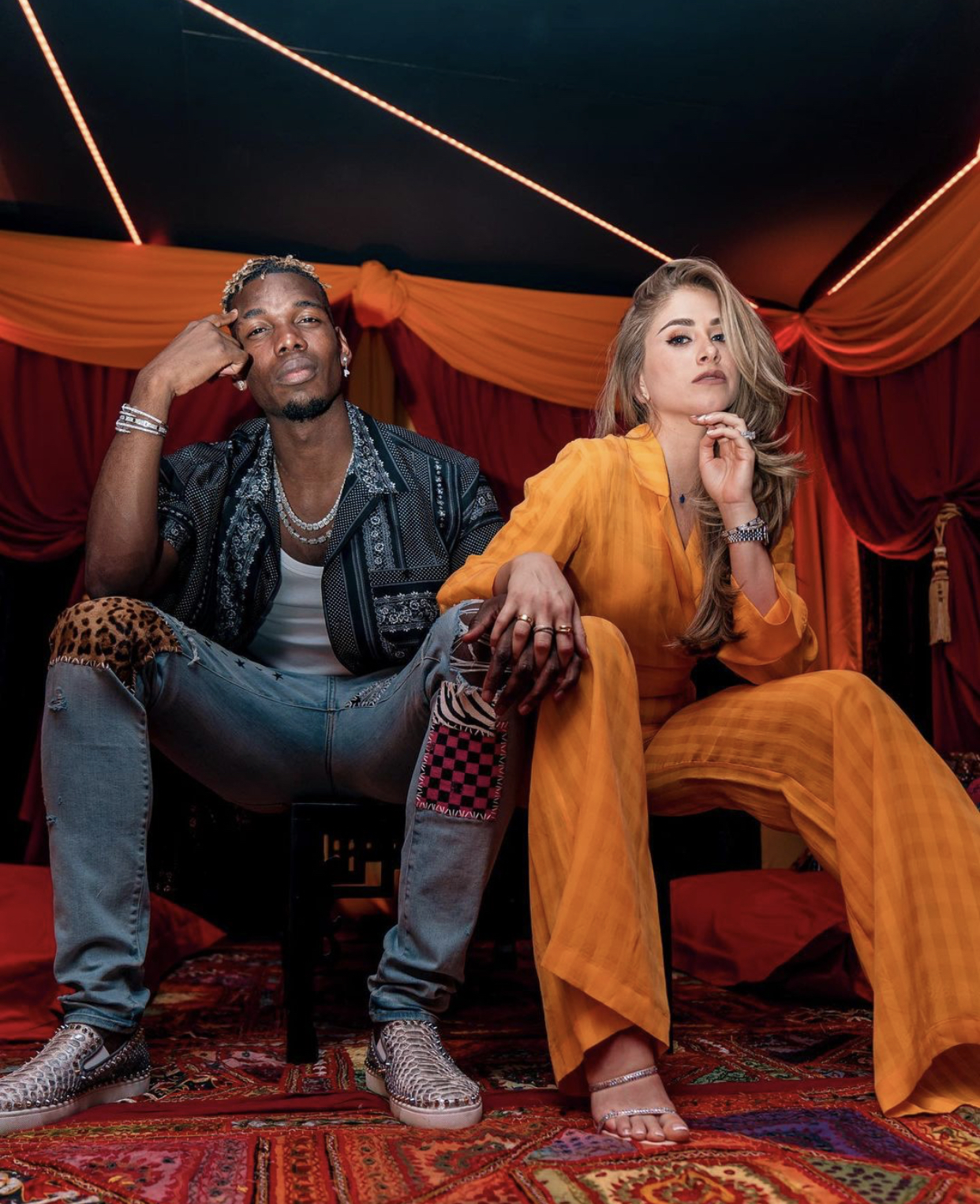 Paul Pogba With Girlfriend Maria hot unseen Rare Photos You Surely