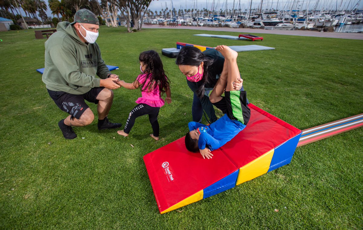 LGAgymnastics's tweet photo. Are your kids always upside?  Our outdoor programs are perfect for your movers at home!                   #gymnastics #parkour #ninja #toddlerclass #parties #podsquads #tumbling #fitkids #littlegymnasts #flipoutdoors #beam #airtrack #handstandtime #chulavistamarina #sandiegoparks https://t.co/y2PzRGyTls