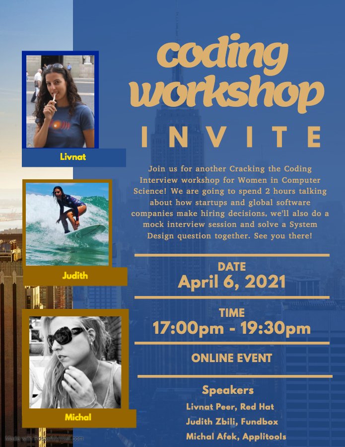 Taking your first steps in tech? Join us to a women led workshop, for women, where we discuss and experiment with interviews and hiring prococesses.