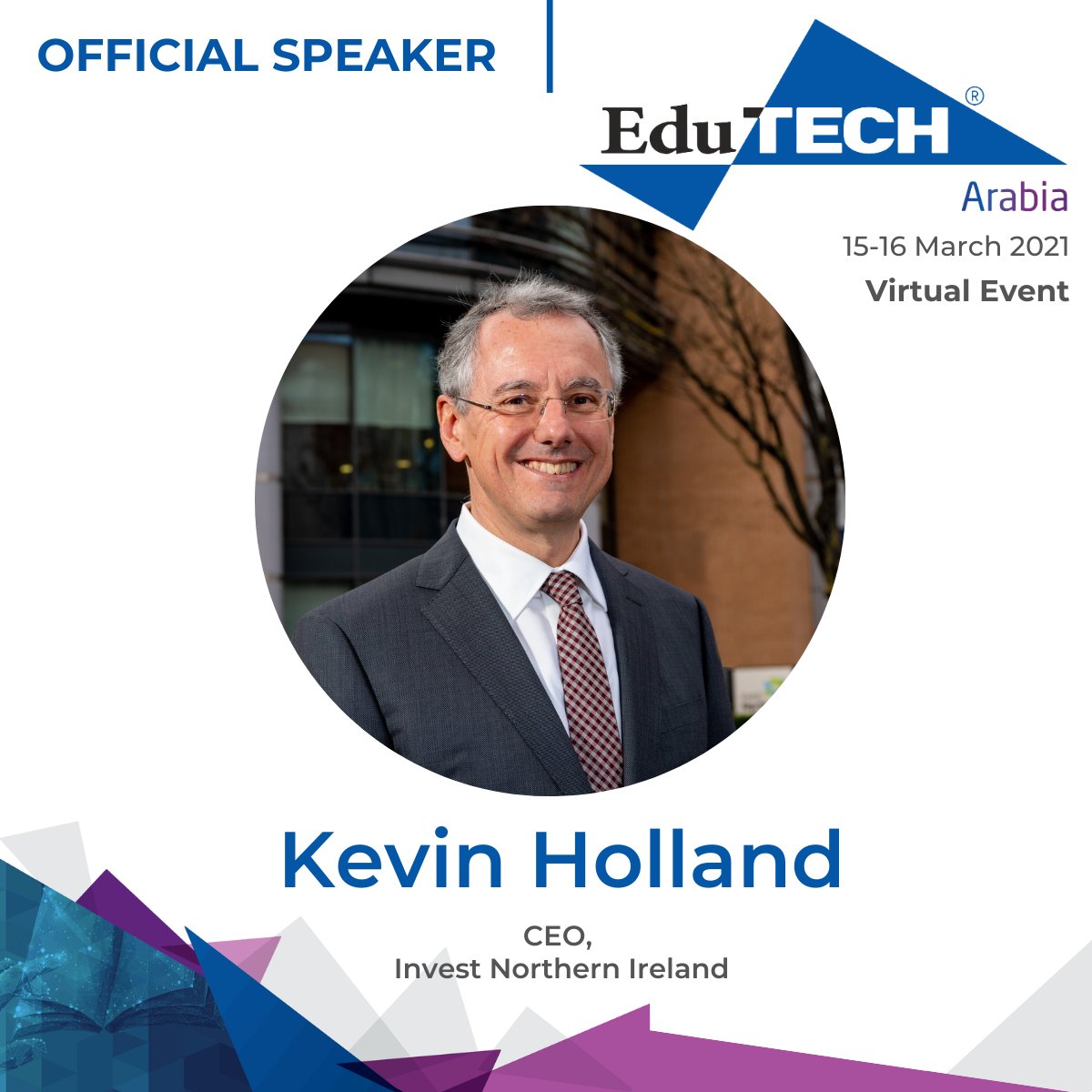 Hear our CEO, Kevin Holland talk about “Driving a #DigitalTransformation journey within the #education sector” in his opening remarks during keynote panel at <a href="/EduTechArabia/">EduTech Arabia</a> sponsored by <a href="/InvestNI/">Invest NI</a>. 

🕓 11.15am GST
Register ➡️ bit.ly/3u16S3j
