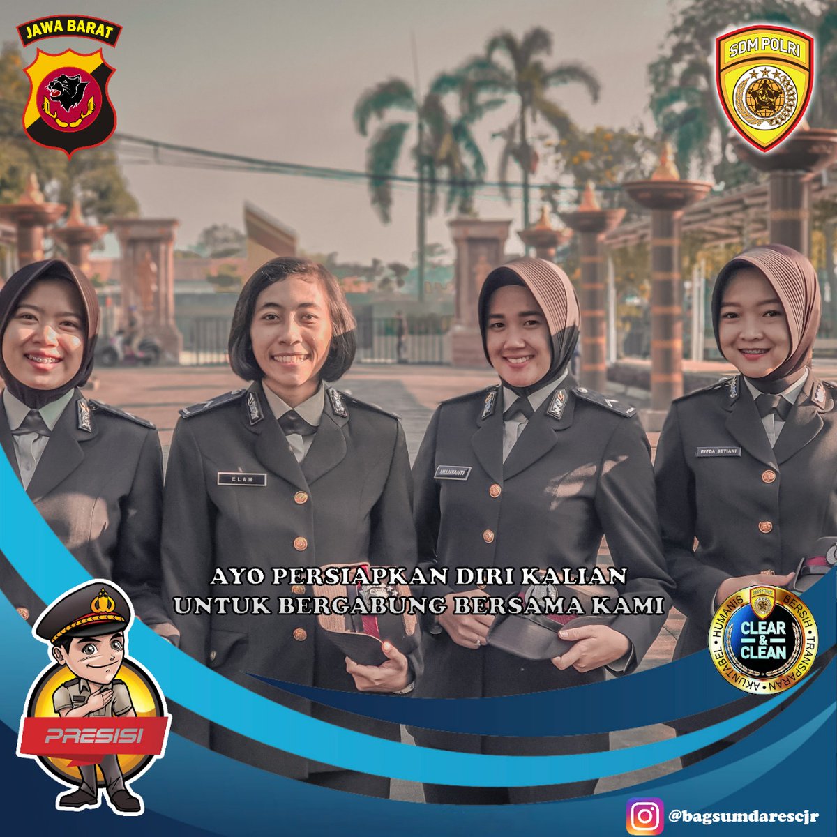 h_azmal's tweet photo. AYO PERSIAPKAN DIRI KALIAN UNTUK MENDAFTAR MENJADI ANGGOTA POLRI #PRESISI #BETAH #NOCALO #NOKKN #GRATIS 

@ssdm_polri
@birosdmpoldajabar
@divisihumaspolri
@infocianjur https://t.co/kHWMAIBaOZ