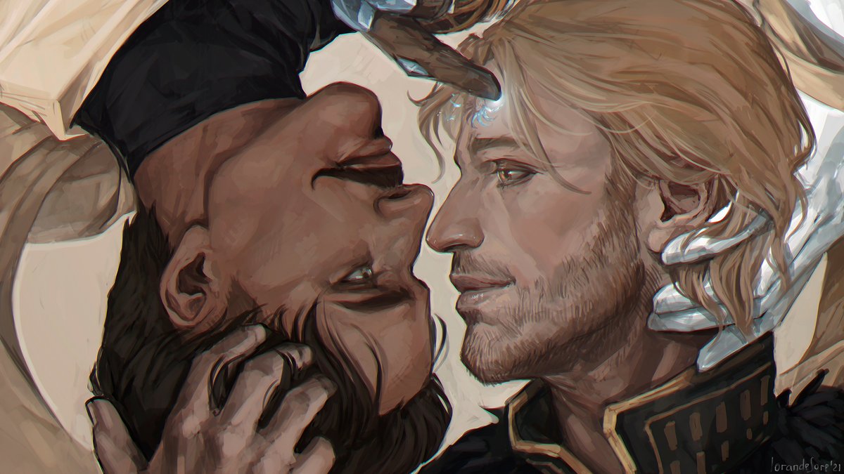 LoranDeSore's tweet photo. +Bonus: wallpaper “Wake up my love“

#Dragonage #dragonagefanart #DAI #dragonage2 
#Dorian #DorianPavus #Anders #Dorianders #rarepair #gamefanart #ArtistOnTwitter 
#lorandesore #wallpaper 

https://t.co/cxiXc0K8uW - fullsize https://t.co/aBNhqYhqXc