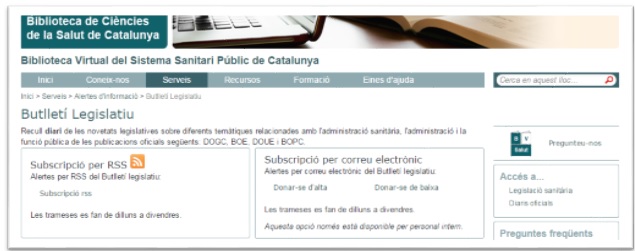 #BCSlegislacio Novetats en  ⚖ #Legislació #Sanitària del  16/03/2021 bit.ly/38Gf67R per la Biblioteca de Ciències de la Salut de Catalunya <a href="/bibliotecasalut/">Biblioteca de Salut</a>