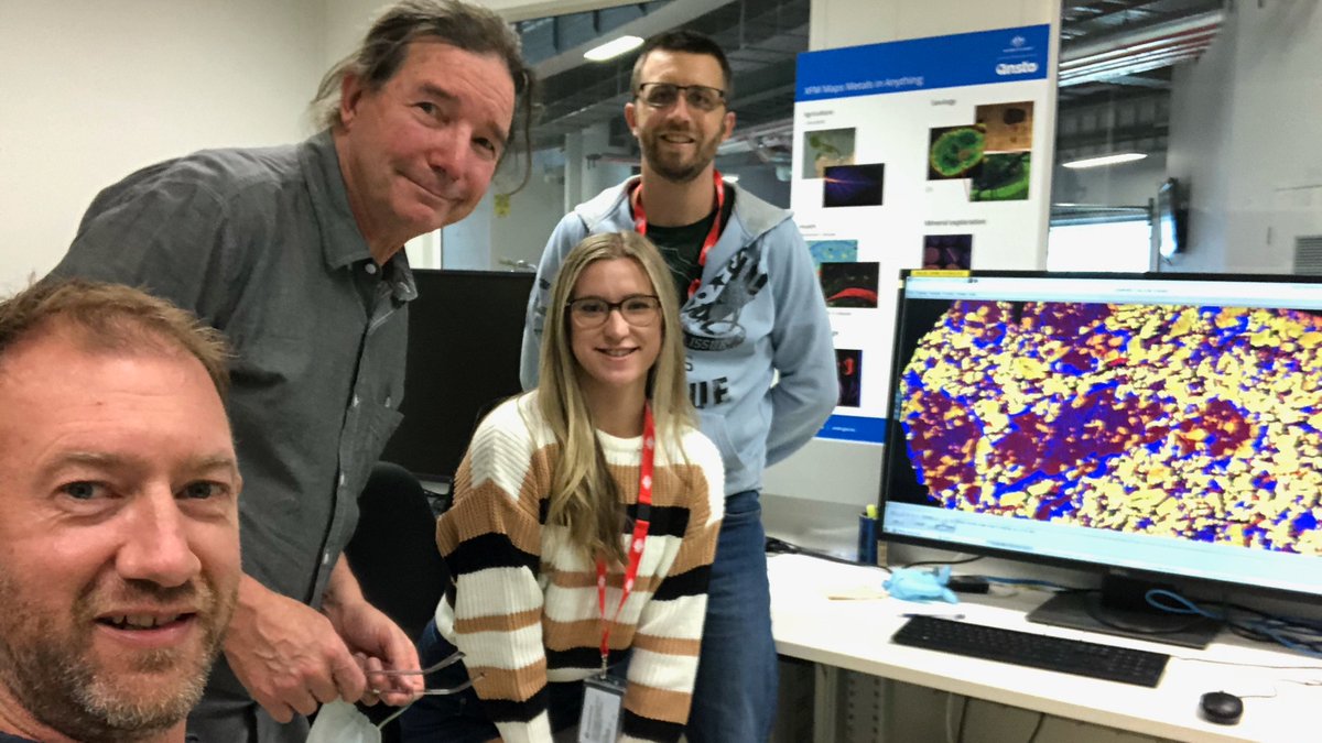 Some of our team are at the <a href="/ausynchrotron/">Australian Synchrotron</a> this week. Tahnee Burke's PhD is on #Martian #meteorites and this her first map of Fe distribution in a #poikilitic #shergottite with @DrAndy_Tomkins <a href="/DrMcTest/">AlexMW 🇳🇿🌏</a> and David Paterson <a href="/MonashEAE/">Monash Earth, Atmosphere and Environment 🌏🌪️🍃</a> <a href="/Monash_Science/">Monash Science</a> #geology #Mars