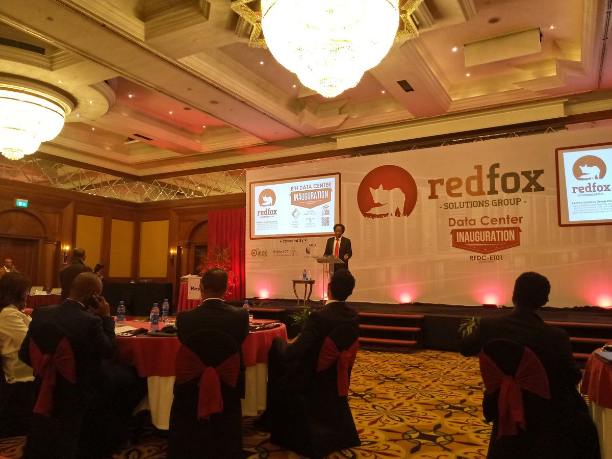 ICTET's tweet photo. Redfox private sector datacenter investment launch ceremony. Founded by #Ethiopia datacenter professionals. Congratulations on your start. https://t.co/QZWXSMYBnX