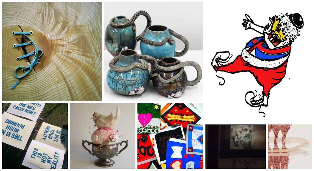 OxonArtweeks's tweet photo. It's less than SEVEN WEEKS until the festival (1-23 May). Expect the unexpected! Art, clockwise from top left, by BLAM, Maxine Macdonald, Westbury People's Gallery, Julia Engelhardt, Nicholas Phillips, OVADA, Marjolein Trewavas &amp; Ali Hogg. See more at https://t.co/LKGMj7JTR3. https://t.co/vULidtil8s