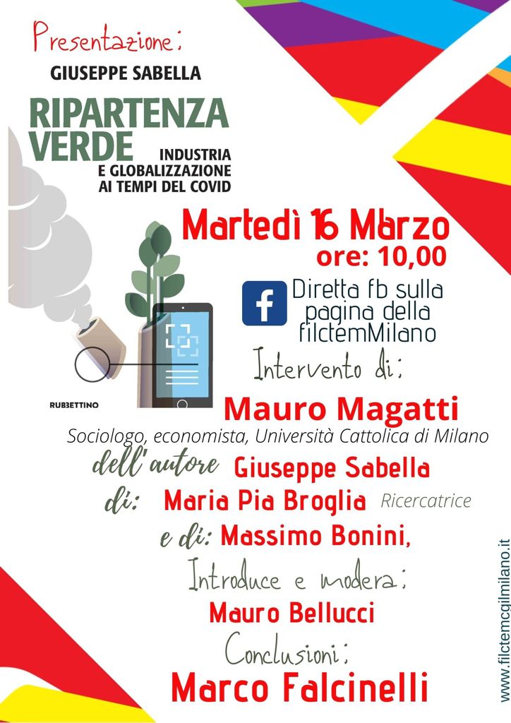 sabella_oikos's tweet photo. 📌 #industria è principale responsabile del #climatechange ma è anche principale attore che può ripristinare equilibrio nel pianeta
#RipartenzaVerde oggi con la #FilctemCGIL e con @mauromagatti
#industry40 #GreenNewDeal 🍀🇪🇺
cc: @dariodivico @Maumol @paologriseri @PaoloBricco https://t.co/7VlFSBFkBc