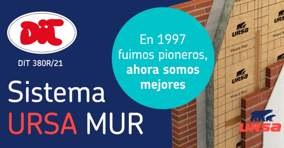 ¿Sabias que nuestro sistema #URSAMUR ha logrado un nuevo DIT expedido por el <a href="/IETorroja/">Instituto E. Torroja</a>? De esta manera, se reconocen sus cualidades como aislamiento témico, acústico y su contribución a la estanqueidad de los inmuebles. #nuevoDIT ow.ly/L3hz50DZXYw