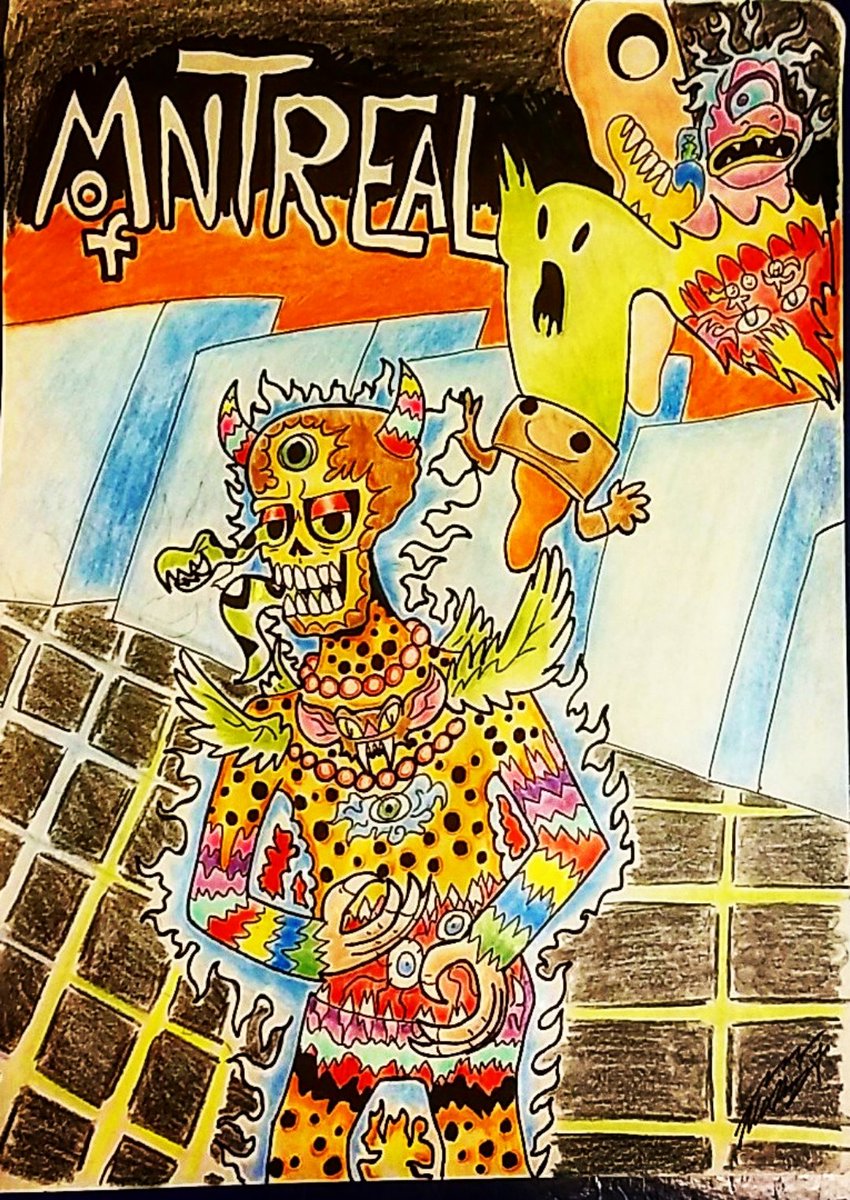 AlexNubeMorada's tweet photo. I love of Montreal and I love this album so I needed to draw the awesome cover of this album. Thanks of Montreal for still making awesome music and thanks David Barnes for this awesome colorful drawings. #ofmontreal #ifeelsafewithyoutrash #davidbarnes https://t.co/fVAYWRFlaS