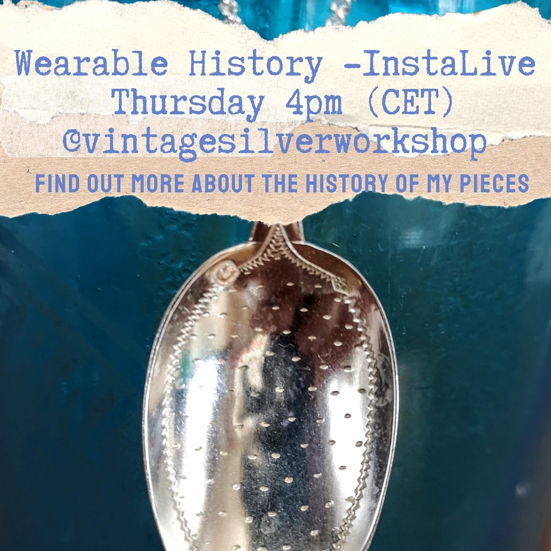 vauclusedreamer's tweet photo. Back talking about silver on my #vintagesilverworkshop Instagram on Thursday afternoon.... This week it's a little bit dotty ! https://t.co/Nj76BMRHvS