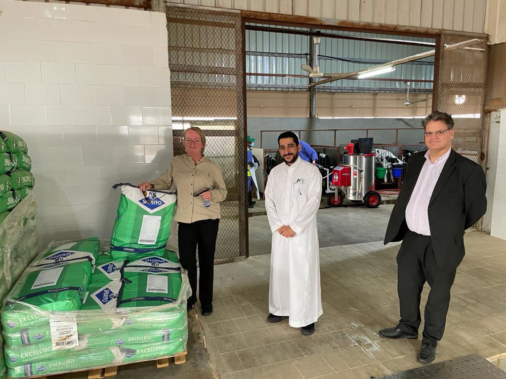 Very happy to visit yesterday <a href="/AltukhaimDairy/">Altukhaim Dairy</a> in Hail and to know that Dutch expertise <a href="/Nutreco/">Nutreco</a> is part of such a success story in KSA. Thank you Ahmed and <a href="/MAltukhaim/">Mohammad Altukhaim محمد الطخيم</a> for your hospitality