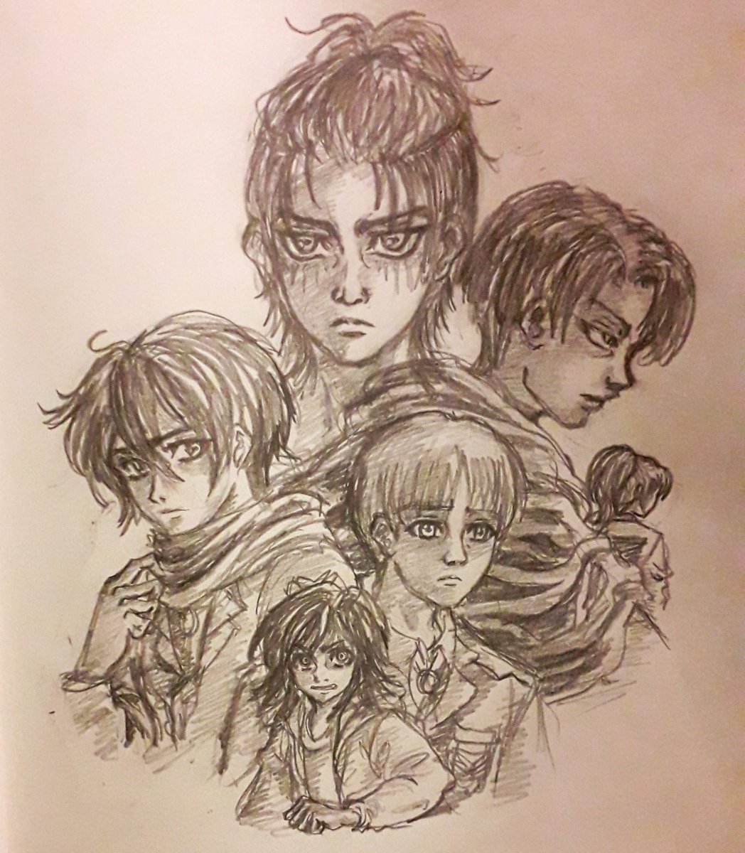 KristeivaC's tweet photo. On en parle de la saison 4 de snk ou pas 😱😱🤩🤩??!!!!
Isayama est un ouf, mais un ouuuf!!!

#doodle #fanart
#sketchoftheday #ShingekiNoKyojin #eren #mikasa #armin #livai #gabysnk #manga #traditionnalart #sasha #drawingmanga #drawingoftheday #fantasy #shonen #seinen https://t.co/xEHd9nmR2J