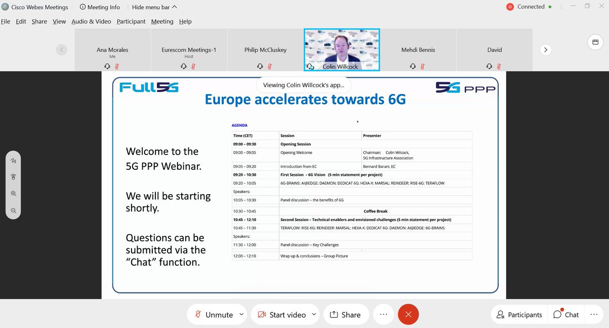 .@5GPPP webinar 'Europe accelerates towards #6G' starts now!

Join us and learn more about TeraFlow's vision with our Project Coordinator @rvilalta from @CttcTech 
bit.ly/3kZRcJx  

@H2020Reindeer @h2020daemon @6gbrains @Hexa_X_2020 @MarsalProject @Dedicat6G #RISE6G